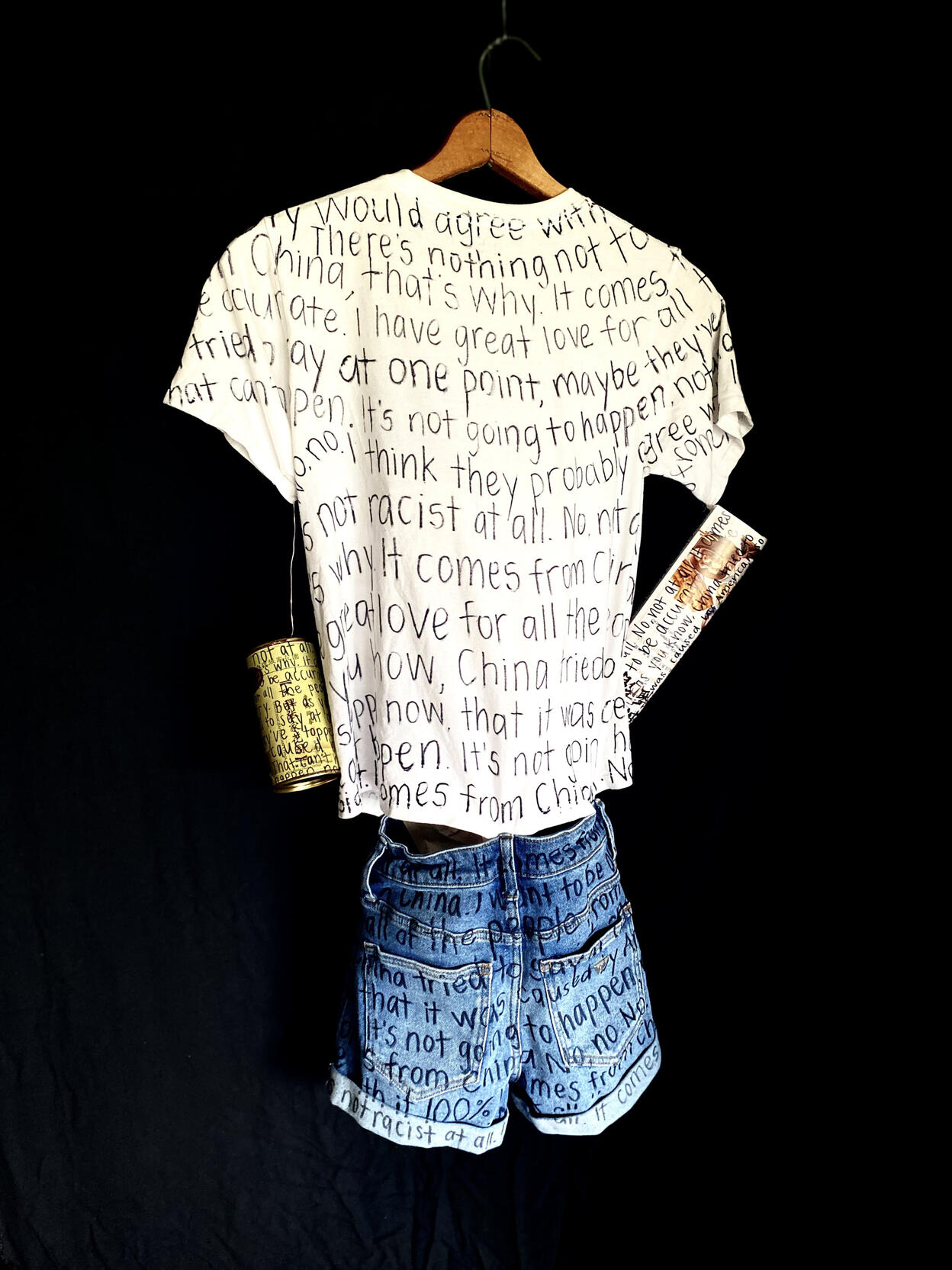 Self-Portrait as Agreeing with It 22” x 18” x 2”