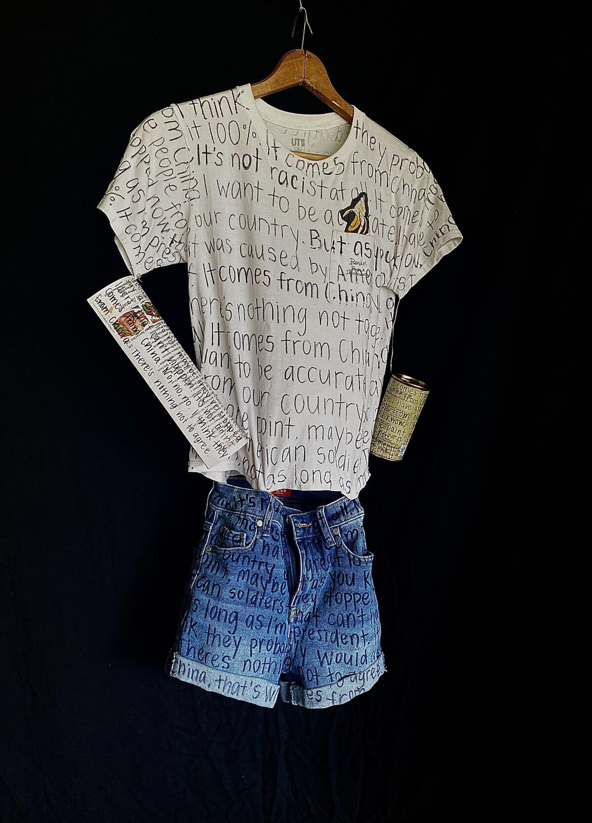 Self-Portrait as Agreeing with It 22” x 18” x 2”